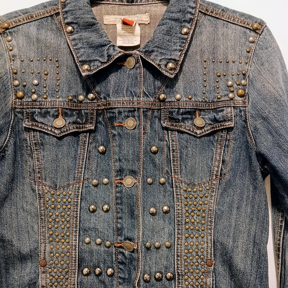 Stetson Women's Western Denim Studded Trucker Jacket Size M - Picture 12 of 12